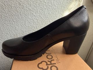 Yokono Zapatos Negros Tacón