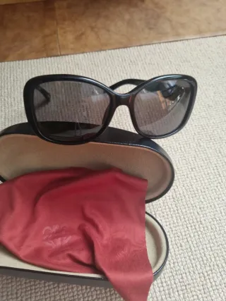 Occhiali da sole Loewe donna neri e argento