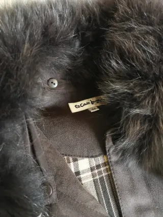 Abrigo marrón mujer talla 52