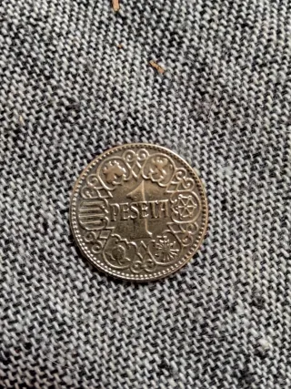 2 Monedas 1 Peseta 1944