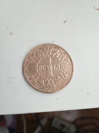 2 Monedas 1 Peseta 1944