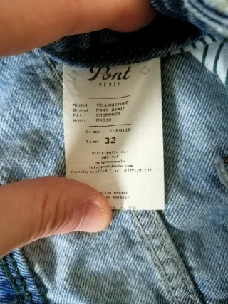 Jeans Pont Denim Blu