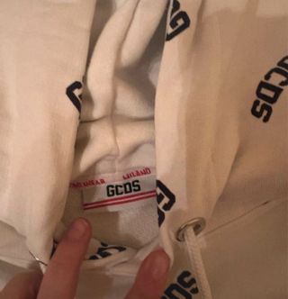 Felpa GCDS Unisex Bianco Taglia Unica