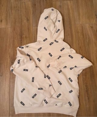 Felpa GCDS Unisex Bianco Taglia Unica