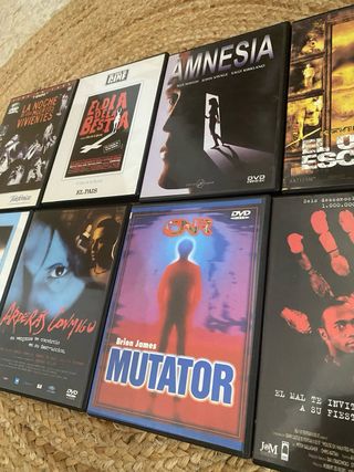 Lote 8 Películas DVD Terror/Suspense