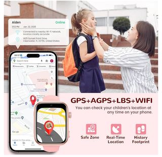 Orologio Smartwatch GPS per Bambina con Chiamate 4G