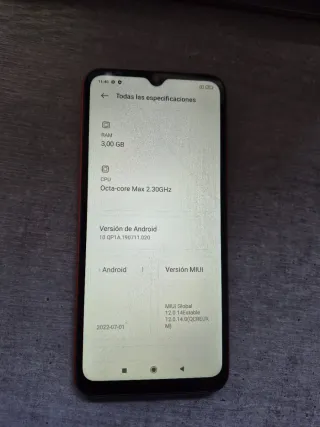 Móvil Xiaomi Redmi 9C naranja-rojo con Cámara IA