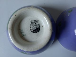 2 Cuencos porcelana francesa antiguos