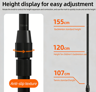 Red de de volley/bádminton 4,1 m (CON SOPORTE)