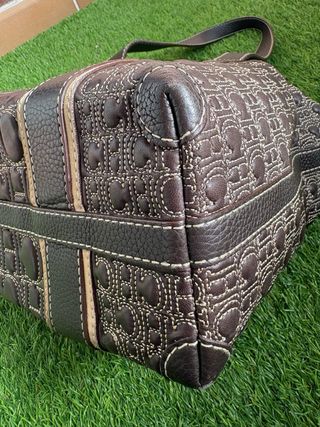 Bolso Piel CH Asa Corta Marrón