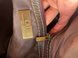 Bolso Piel CH Asa Corta Marrón