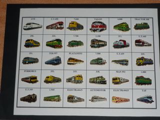 LOTE DE 30 PINS DE TRENES
