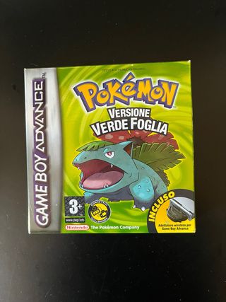 Pokemon Verde Foglia Game Boy Advance