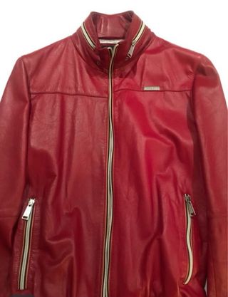 Chaqueta Piel Antony Moratto Roja Talla M