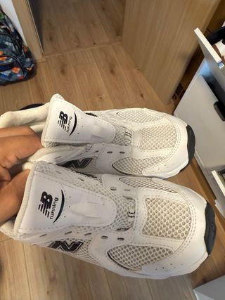 Zapatillas New Balance niño blancas