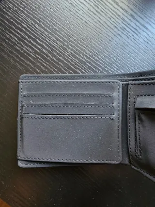 Cartera Element Negra con Logo Gris