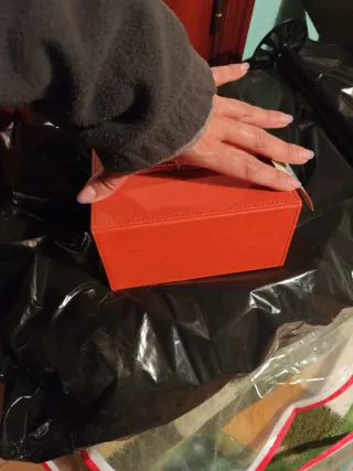 Joyero organizador naranja