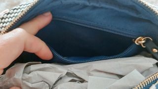 Bolso de hombro rectangular multicolor