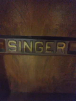 Escritorio de 1941  Mueble Singer con máquina de c