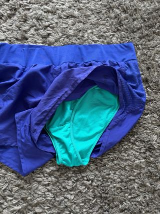 Shorts de ejercicio Reebok azul