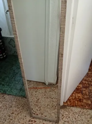 Espejo de madera y cristal