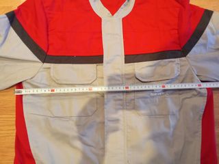 Chaqueta Taller Mecánico SEAT Roja y Gris