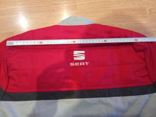 Chaqueta Taller Mecánico SEAT Roja y Gris