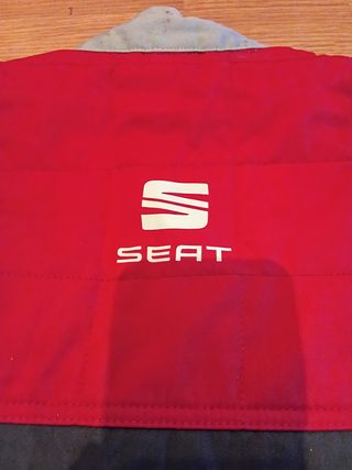 Chaqueta Taller Mecánico SEAT Roja y Gris