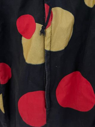 Traje Flamenca Canastero Negro Lunares