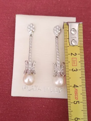 Pendientes Plata y Perlas