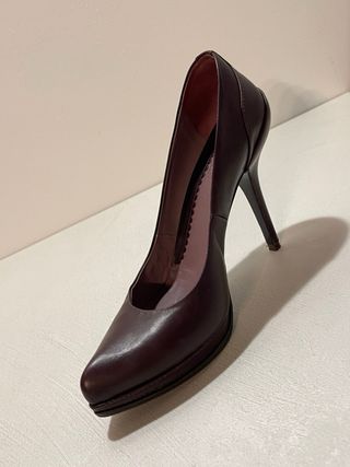 Scarpe décolleté Max Mara pelle vinaccia