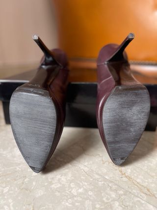 Scarpe décolleté Max Mara pelle vinaccia