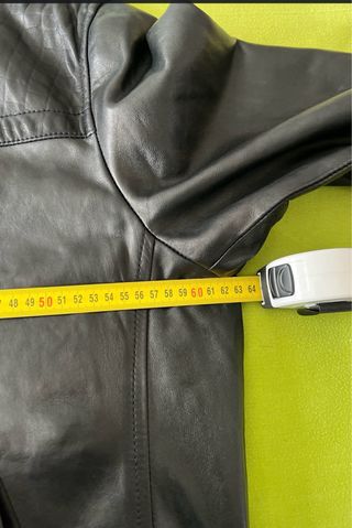 Chaqueta de cuero Florentino Negra