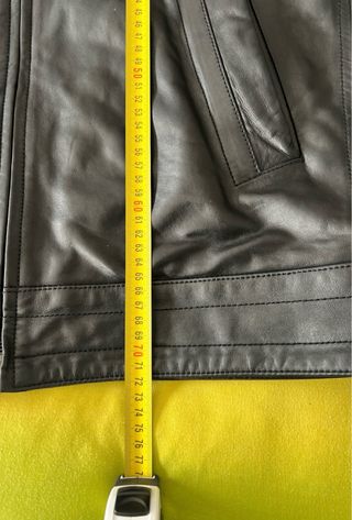 Chaqueta de cuero Florentino Negra