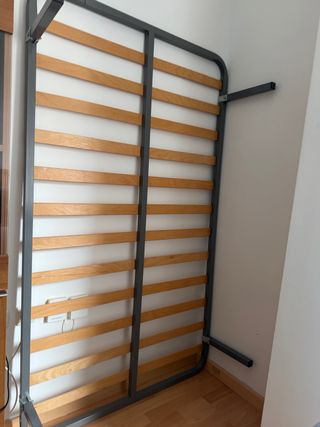 Base Cama Canape Metal y Madera 105