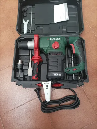 Martillo picón rotativo parkside con maleta nuevo