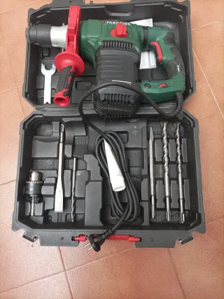 Martillo picón rotativo parkside con maleta nuevo