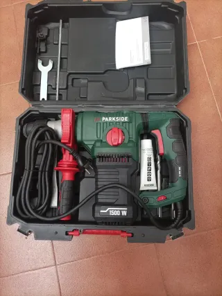 Martillo picón rotativo parkside con maleta nuevo