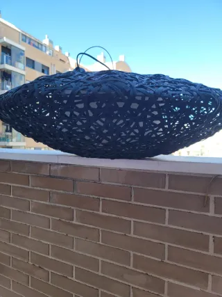 Lámpara de techo de ratán Impecable 84 cm diametro