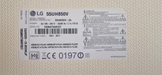 TV LG 55UH850V Plata