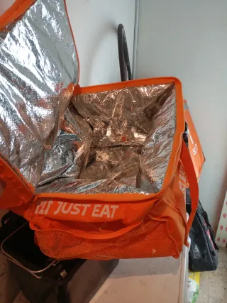 Mochila Térmica Just Eat Naranja