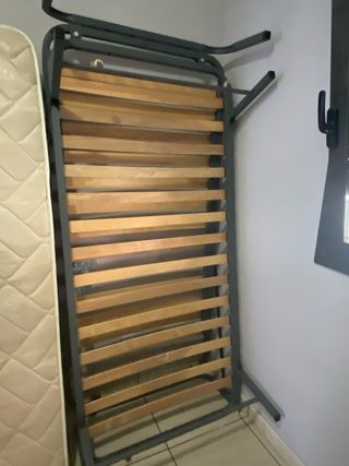 Somier 90cm fijo + abatible