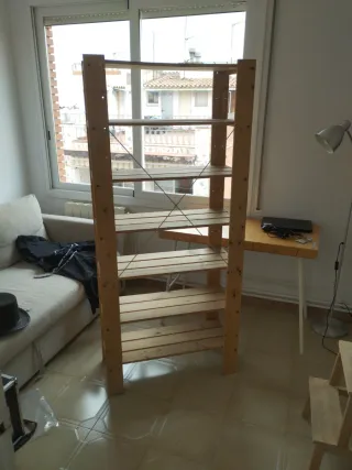 Estantería de madera Hejne Ikea