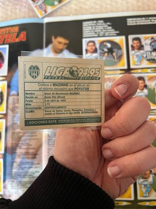 Álbum Fútbol 94-95 Ediciones ESTE. COMPLETO MAXIMO