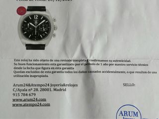 Reloj Tag Heuer Monza Cronógrafo Negro/Plata