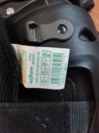 Patines en línea negros talla 41-42