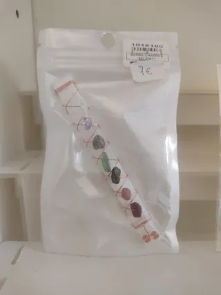 Vara Selenita con Cristales Chakras