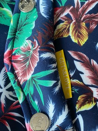 Chaqueta Bomber Guts&Love Estampado Tropical