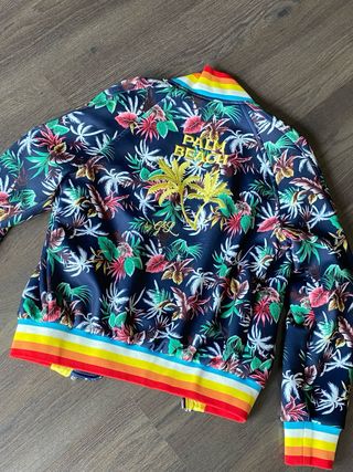 Chaqueta Bomber Guts&Love Estampado Tropical