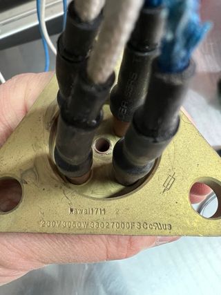 Resistencia cafetera cobre